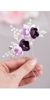 AIKA Violet Bridal Hair Pins AIKA Violet Bridal Hair Pins