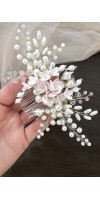 ALEXA BLUSH Soft Wedding Veil and Headpiece ALEXA BLUSH Soft Wedding Veil and Headpiece