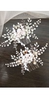 ALEXA BLUSH Soft Wedding Veil and Headpiece ALEXA BLUSH Soft Wedding Veil and Headpiece