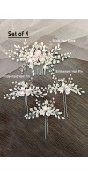 ALEXA BLUSH Soft Wedding Veil and Headpiece ALEXA BLUSH Soft Wedding Veil and Headpiece