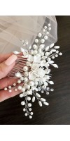 ALEXA bridal hair comb pearl wedding comb ALEXA bridal hair comb pearl wedding comb