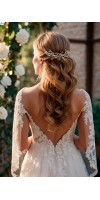 BOHO Bridal Headpiece Set – Nature-Inspired Hair Vine with Optional Veil & Pins in Silver, Gold or Rose Gold by TopGracia BOHO Bridal Headpiece Set – Nature-Inspired Hair Vine with Optional Veil & Pins in Silver, Gold or Rose Gold by TopGracia