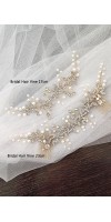 BOHO Bridal Headpiece Set – Nature-Inspired Hair Vine with Optional Veil & Pins in Silver, Gold or Rose Gold by TopGracia BOHO Bridal Headpiece Set – Nature-Inspired Hair Vine with Optional Veil & Pins in Silver, Gold or Rose Gold by TopGracia