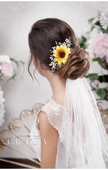 CALLI Rustic Headpiece Be the Sun of Your Big Day - Autumn Wedding!