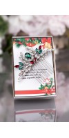 Christmas gift - red and green crystal jewelry set