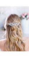 EIRENE Silver leaf wedding hair comb bridal leaf headpiece EIRENE Silver leaf wedding hair comb bridal leaf headpiece