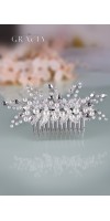 ELENE Ivory Pearl and Crystal Bridal Hair Comb ELENE Ivory Pearl and Crystal Bridal Hair Comb