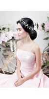 DORA Flower Long Wedding Hair Accessories Crystal Bridal Wire Hair Vine Headpieces DORA Flower Long Wedding Hair Accessories Crystal Bridal Wire Hair Vine Headpieces