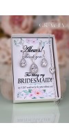 MELITA Bridesmaid Gift Jewelry Set Crystal Teardrop Bridal Earrings Necklace Cubic Zirconia