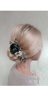 HERA Emerald Green Wedding Hair Comb