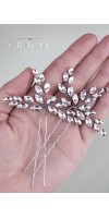 HERMIONE Crystal Bridal Hair Pins Wedding Rhinestone Hair Jewelry Hairpins