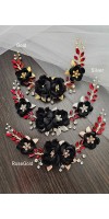 LEXIS Gothic Black Wedding Hair Piece with Red Crystals | Handmade Bridal Hair Accessory for Unique Weddings LEXIS Gothic Black Wedding Hair Piece with Red Crystals | Handmade Bridal Hair Accessory for Unique Weddings