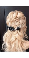 LEXIS Gothic Wedding Black Headband LEXIS Gothic Wedding Black Headband