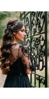 LEXIS Gothic Wedding Black Headband LEXIS Gothic Wedding Black Headband