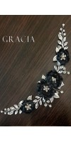 LEXIS Gothic Wedding Black Headband LEXIS Gothic Wedding Black Headband