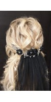 LEXIS Gothic Wedding Black Headband LEXIS Gothic Wedding Black Headband