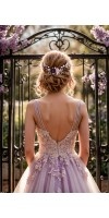 MIA Purple Lilac Wedding Hairpiece