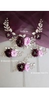 MIA Purple Lilac Wedding Hairpiece
