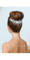 OLYMPIA Ivory Crystal And Flower Wedding Hair Comb Accessories OLYMPIA Ivory Crystal And Flower Wedding Hair Comb Accessories
