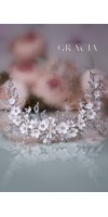 OLYMPIA Ivory Crystal And Flower Wedding Hair Comb Accessories OLYMPIA Ivory Crystal And Flower Wedding Hair Comb Accessories