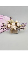 PERSEPHONE Ethereal Elegance: Purple Wedding Hair Comb for a Dreamy Bridal Look PERSEPHONE Ethereal Elegance: Purple Wedding Hair Comb for a Dreamy Bridal Look