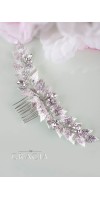 VERA Grecian Silver Leaf Bridal Hair Comb - Laurel Goddess headpiece VERA Grecian Silver Leaf Bridal Hair Comb - Laurel Goddess headpiece