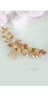 VERA Grecian Silver Leaf Bridal Hair Comb - Laurel Goddess headpiece VERA Grecian Silver Leaf Bridal Hair Comb - Laurel Goddess headpiece