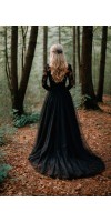 XENIA Black Flower Bridal Comb – Gothic Elegance for Your Wedding Day XENIA Black Flower Bridal Comb – Gothic Elegance for Your Wedding Day