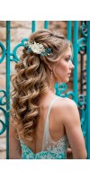 Xanthe Turquoise Wedding Hair Comb Xanthe Turquoise Wedding Hair Comb