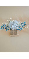 Xanthe Turquoise Wedding Hair Comb Xanthe Turquoise Wedding Hair Comb