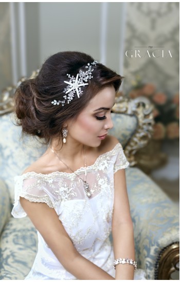 DESPOINA Starfish headband For Destination Wedding - beach wedding hair starfish accessories