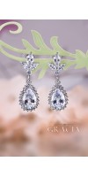 MAEJA Crystal Drop Bridal Earrings Wedding Jewelry MAEJA Crystal Drop Bridal Earrings Wedding Jewelry