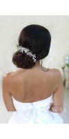 BERENIKE Flower Bridal Headpiece With Crystals BERENIKE Flower Bridal Headpiece With Crystals