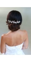 KHRYSEIS Bridal Hair Accessories Crystal Bridal headpiece Hair Vine With Flowers