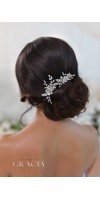 CHARA Flower Crystal Bridal Hair Pins