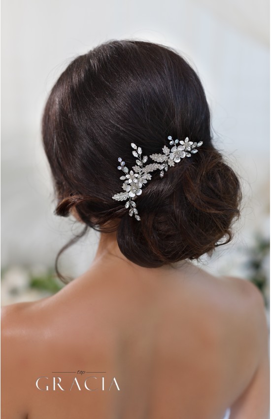 CHARA Flower Crystal Bridal Hair Pins