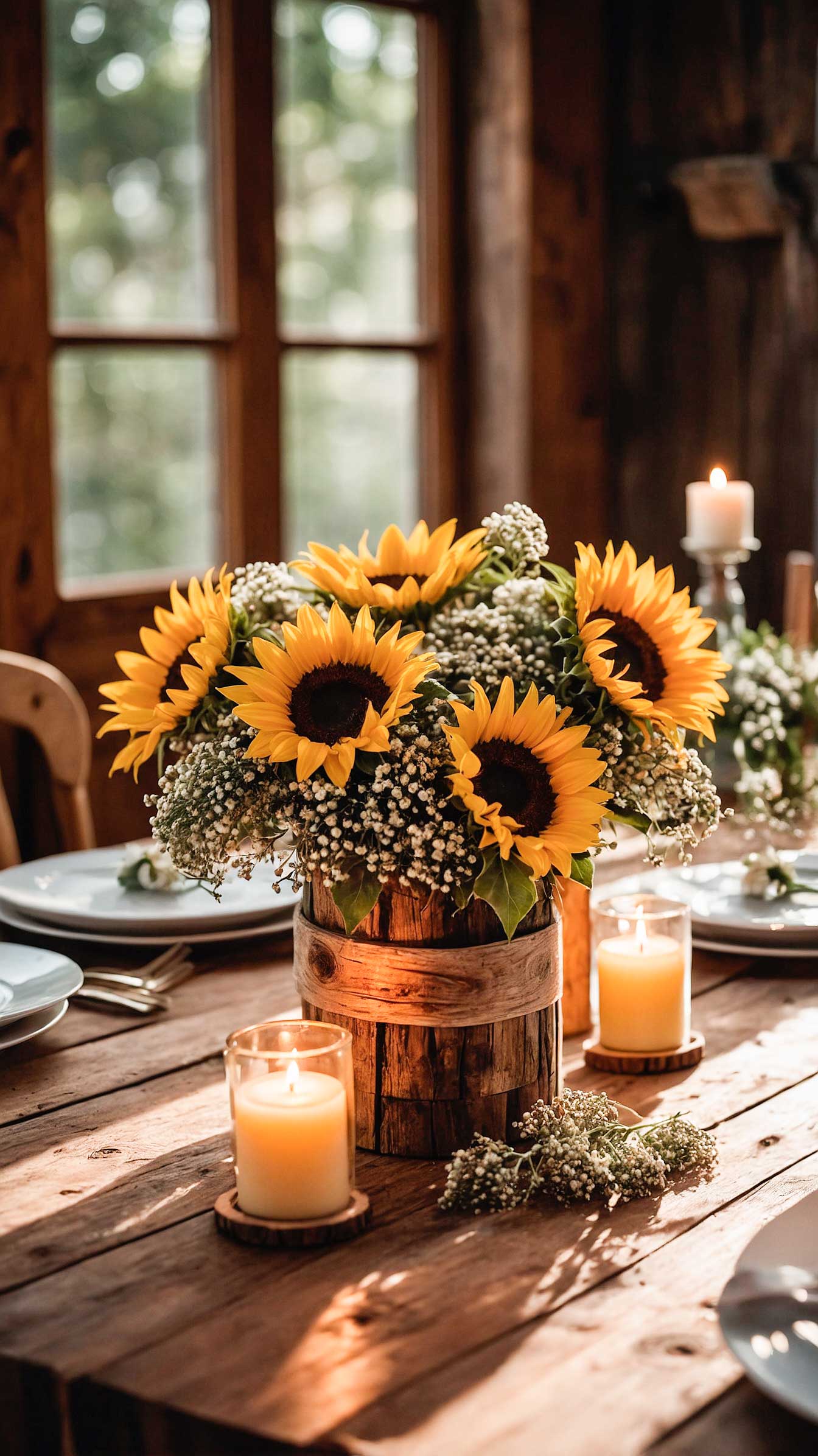Sunflower-wedding-decorations