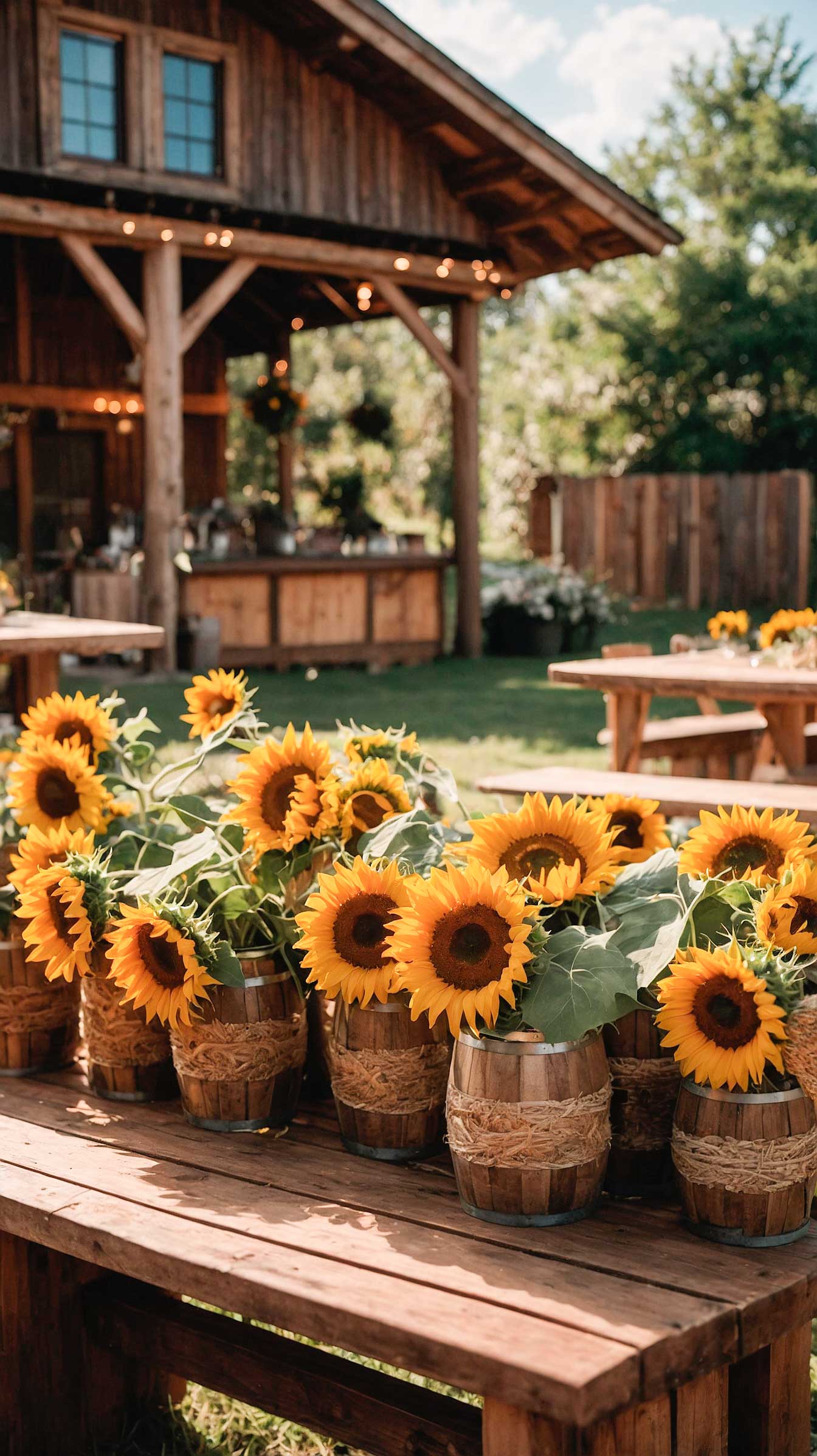 Sunflower-wedding-decorations