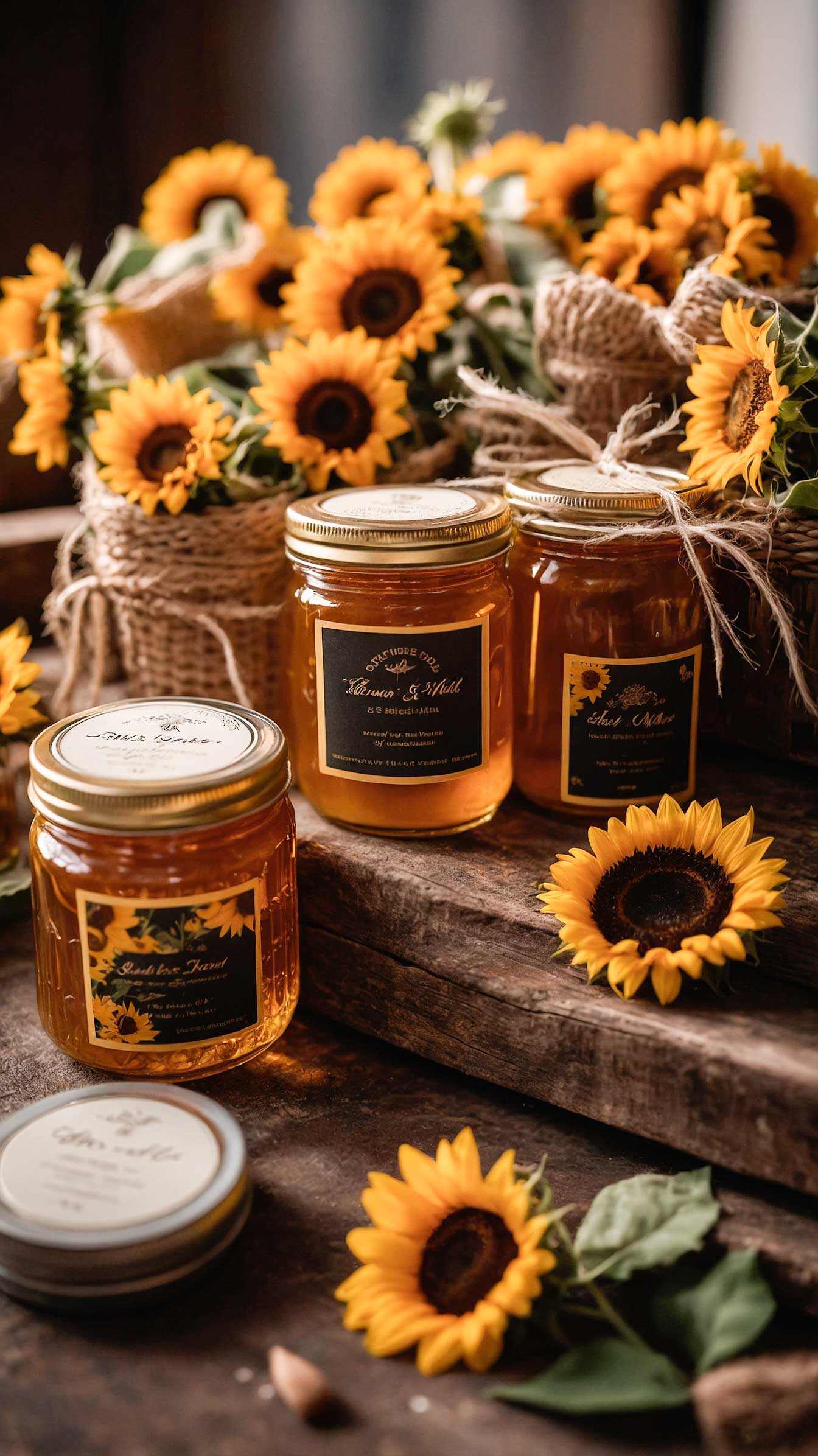 Sunflower-wedding-favors