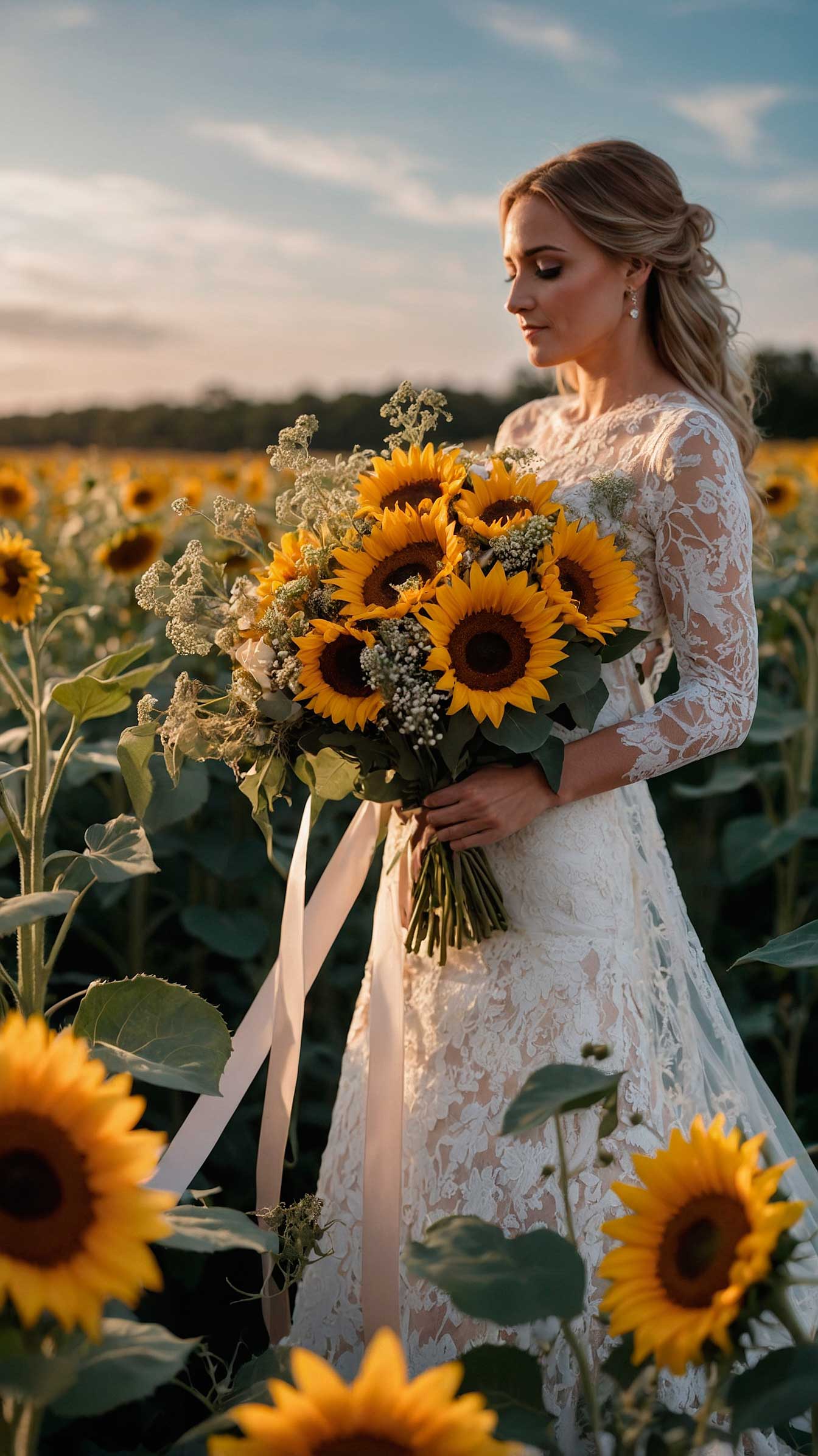 sunflower-wedding-bouquet