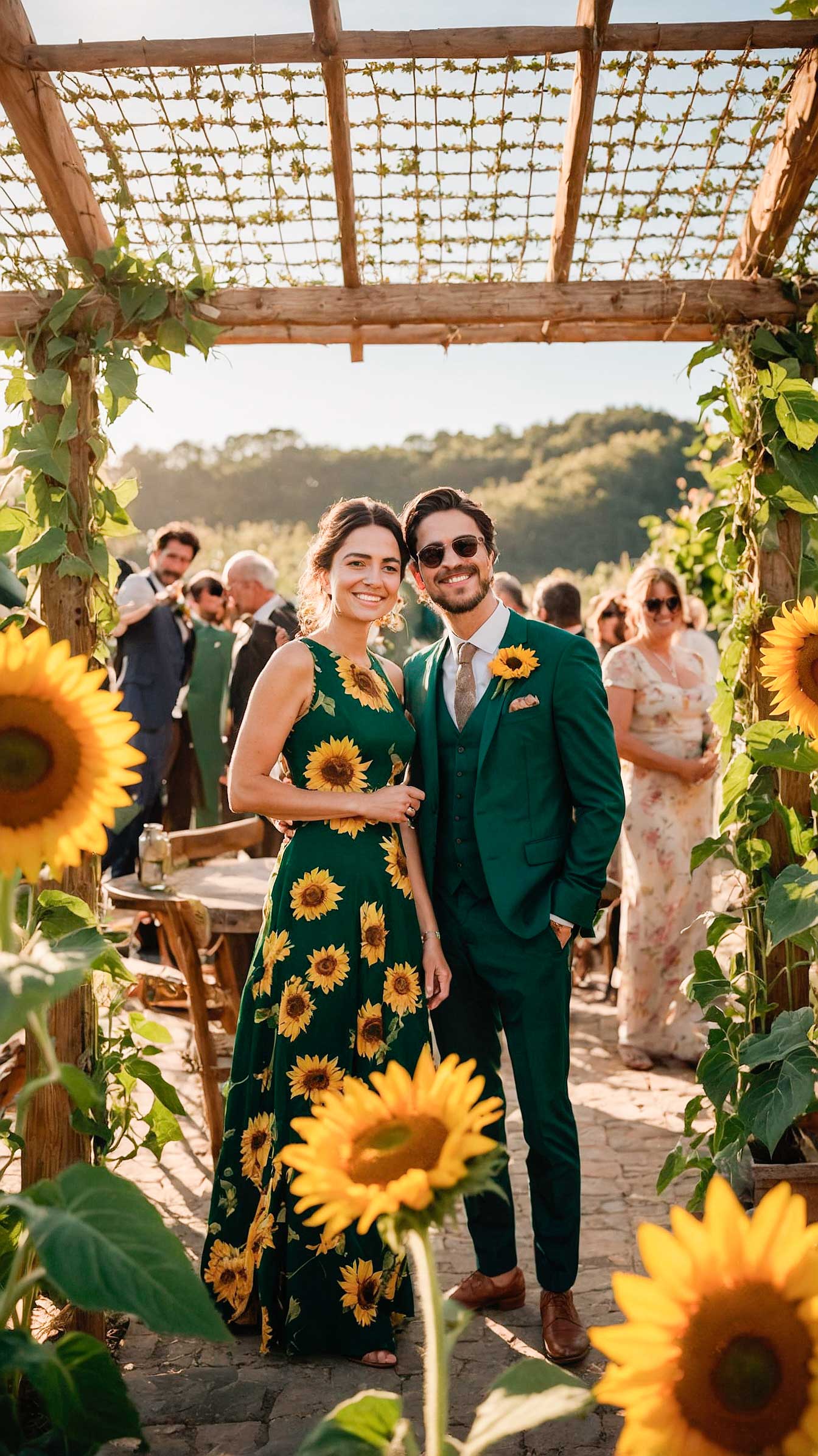 sunflower-wedding-bridesmaid