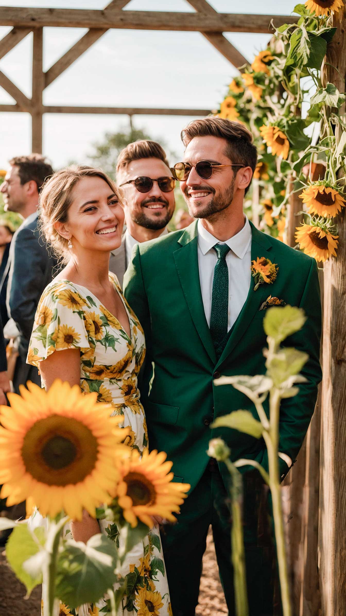 sunflower-wedding-bridesmaid