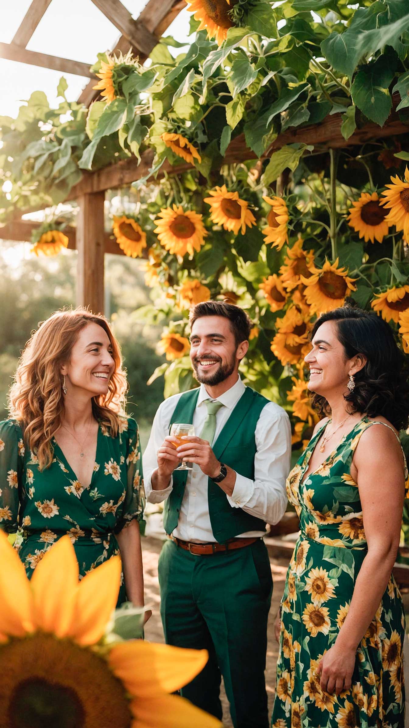 sunflower-wedding-bridesmaid