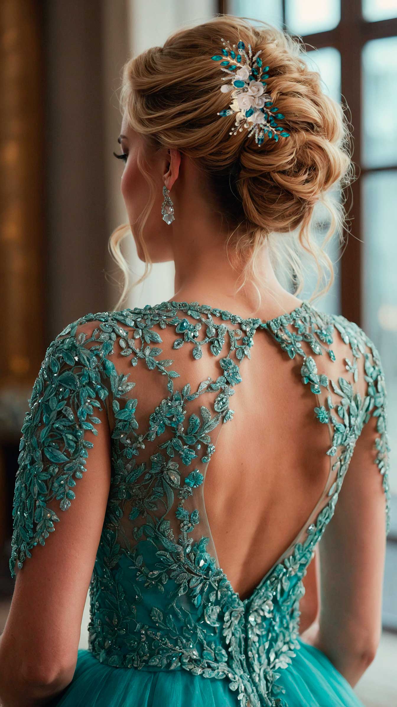 evening_turquoise_dress_with_hairpiece