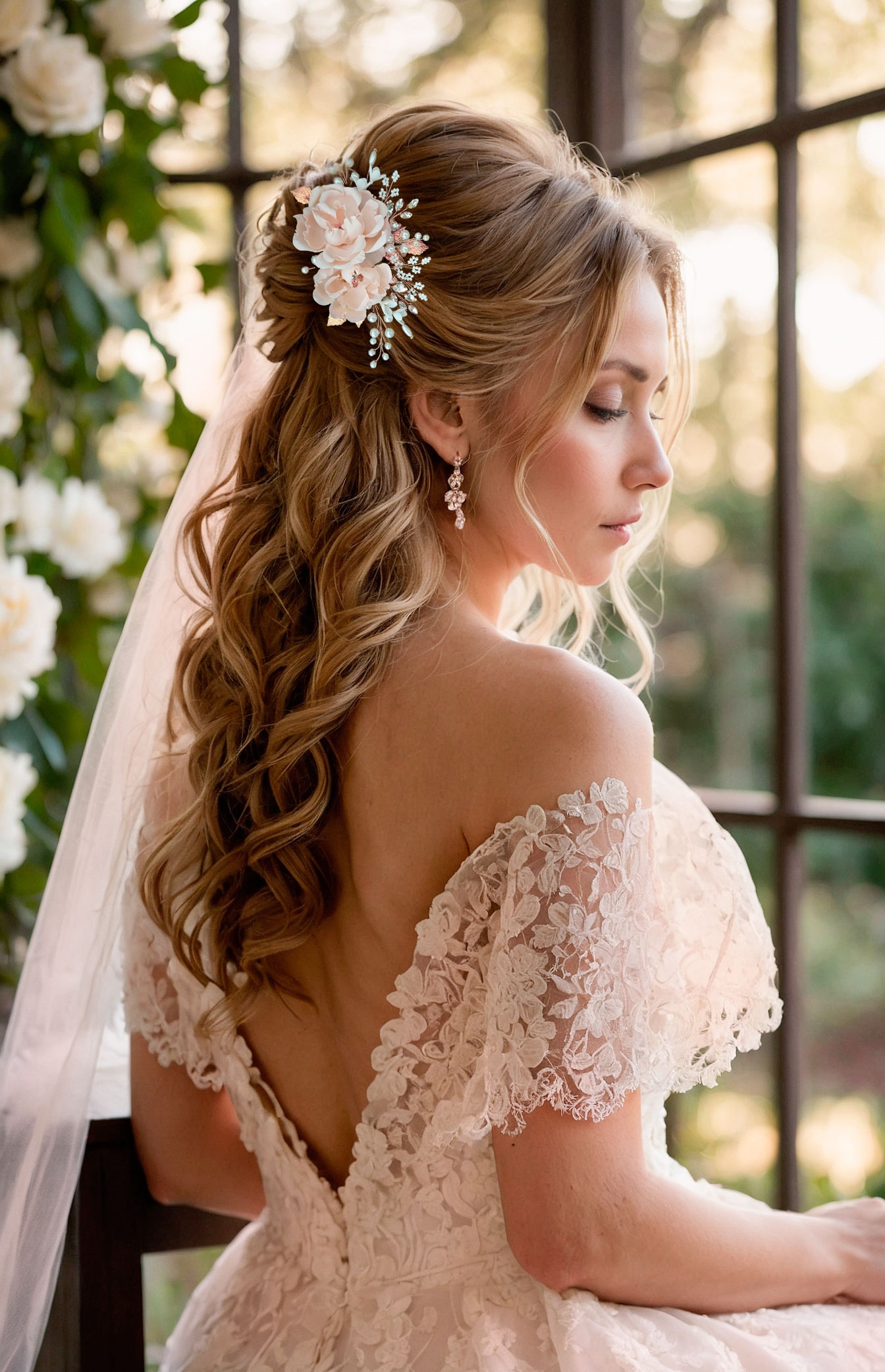 rose-gold-blush-silk-flower-hair-comb-for-blush-wedding