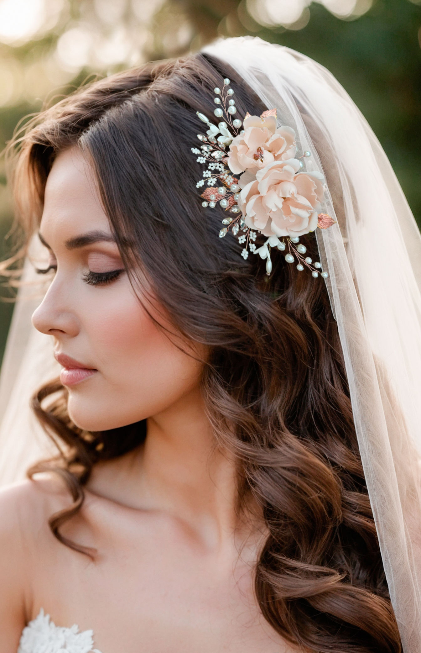 rose-gold-blush-wedding-flower-hair-comb-for-light-pink-bride