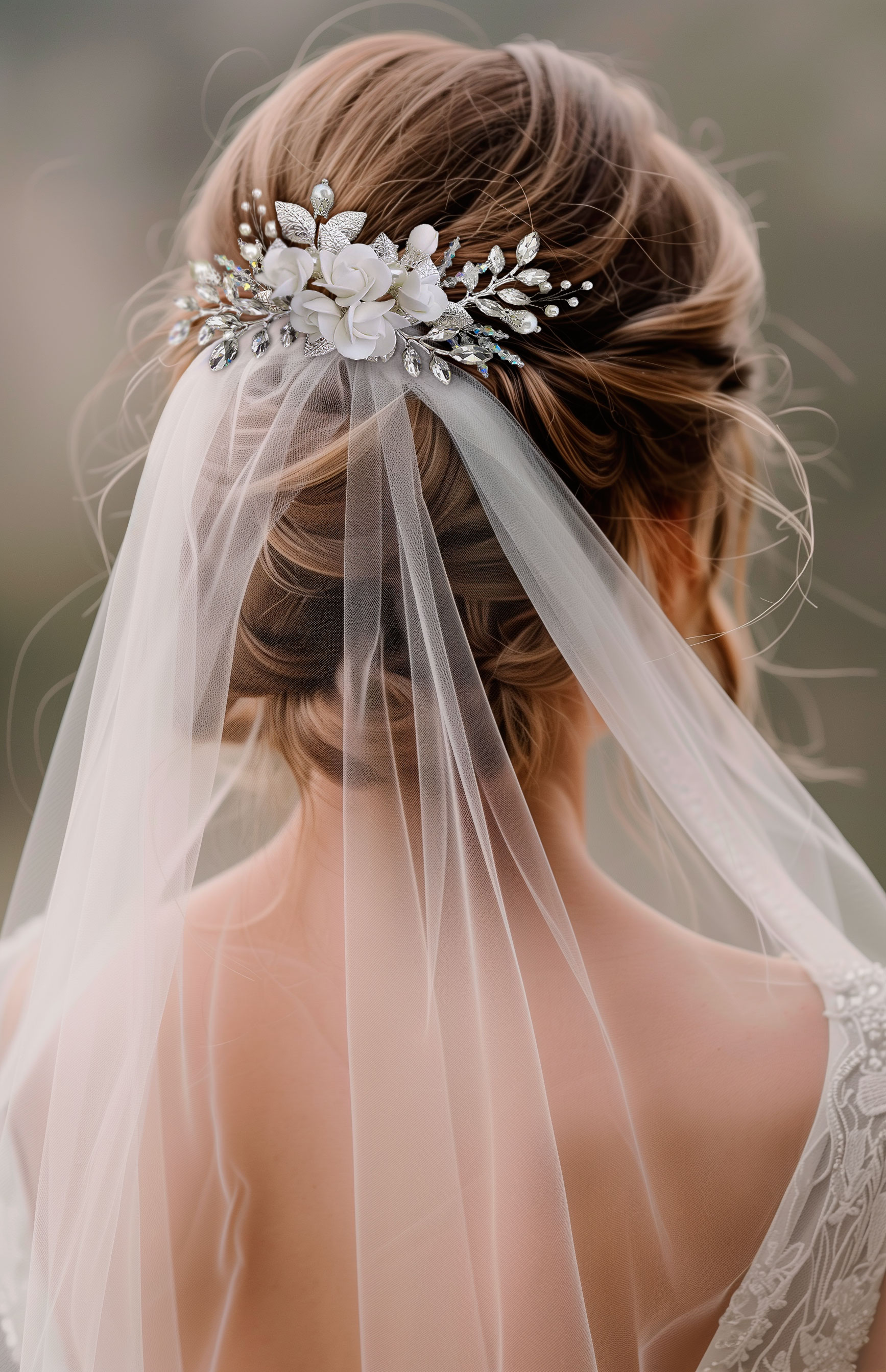 silver-white-flower-wedding-hair-comb-with-veil-for-romantic-brides
