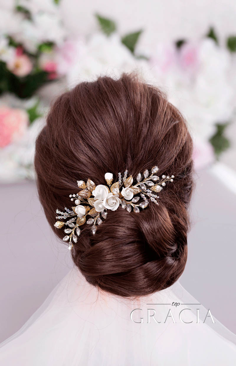 bridal hair flowers